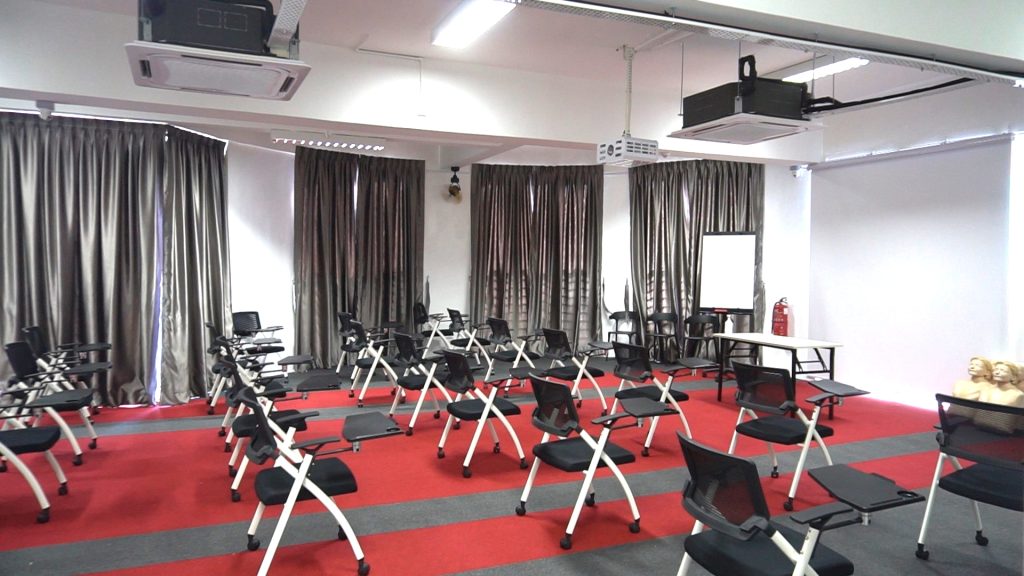 Jedi Room set up for a training class