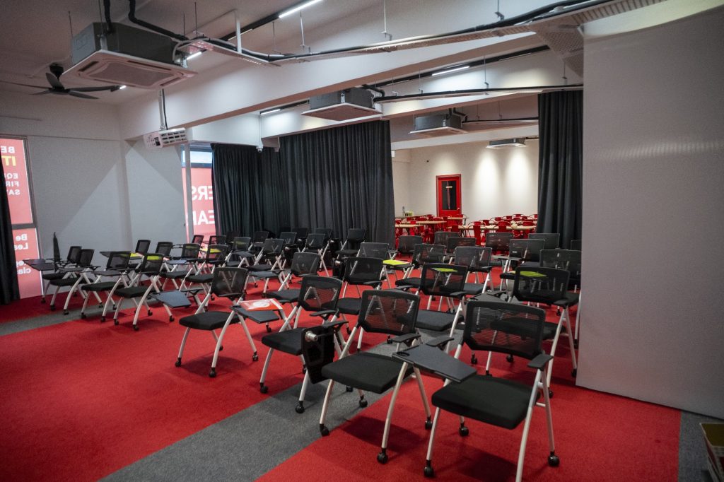 New Skywalker Room, a large training and event room for 30 people or more