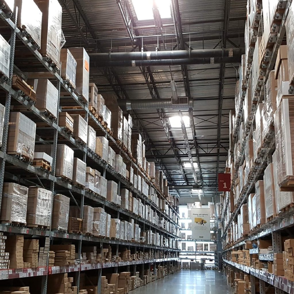 Warehouse for disinfection and sanitizing